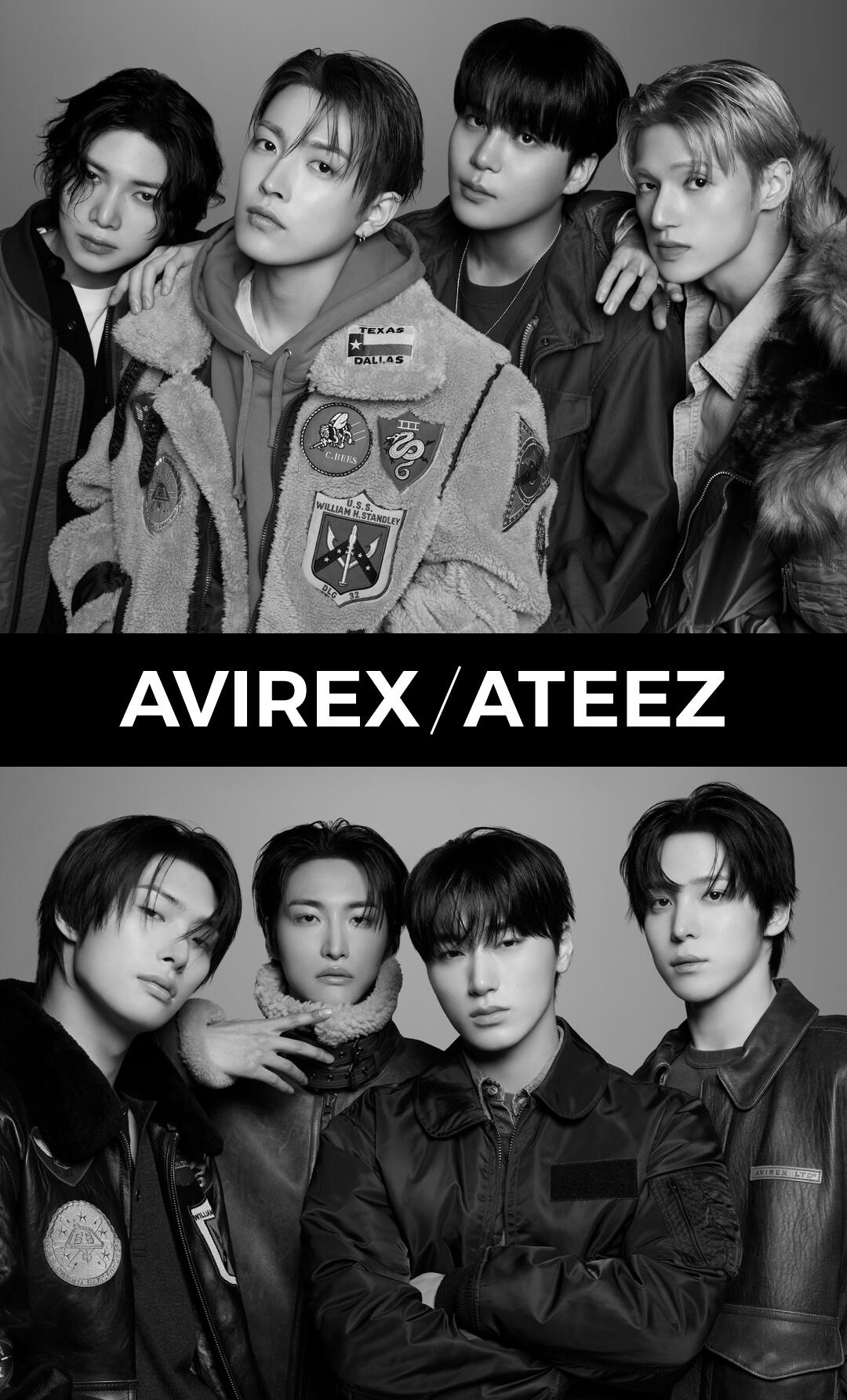 東京原宿店220着限定AVIREX ブラック ナイロンジャケット NYLON PIPING STAND JACKET / ナイロン パイピング スタンド