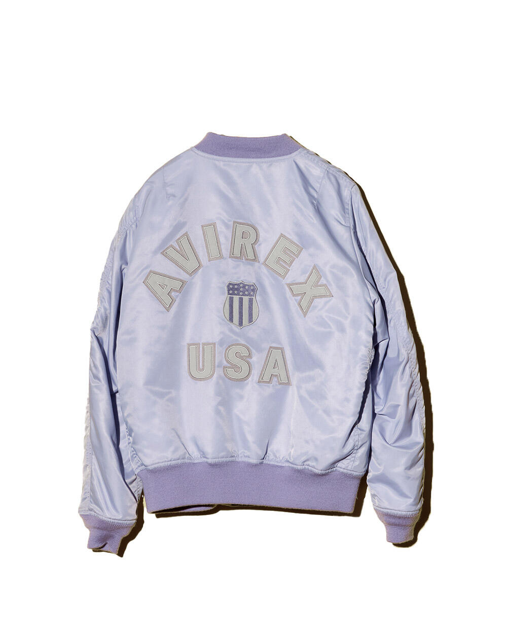 AVIREX USA MA-1 フライトジャケット アーチロゴ リバーシブル黒M